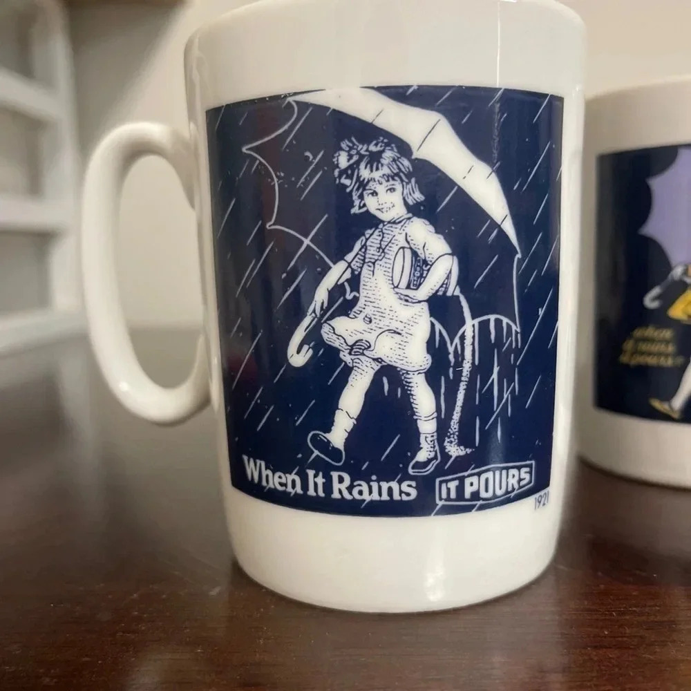 Morton Salt Coffee Mugs Made in Japan‎